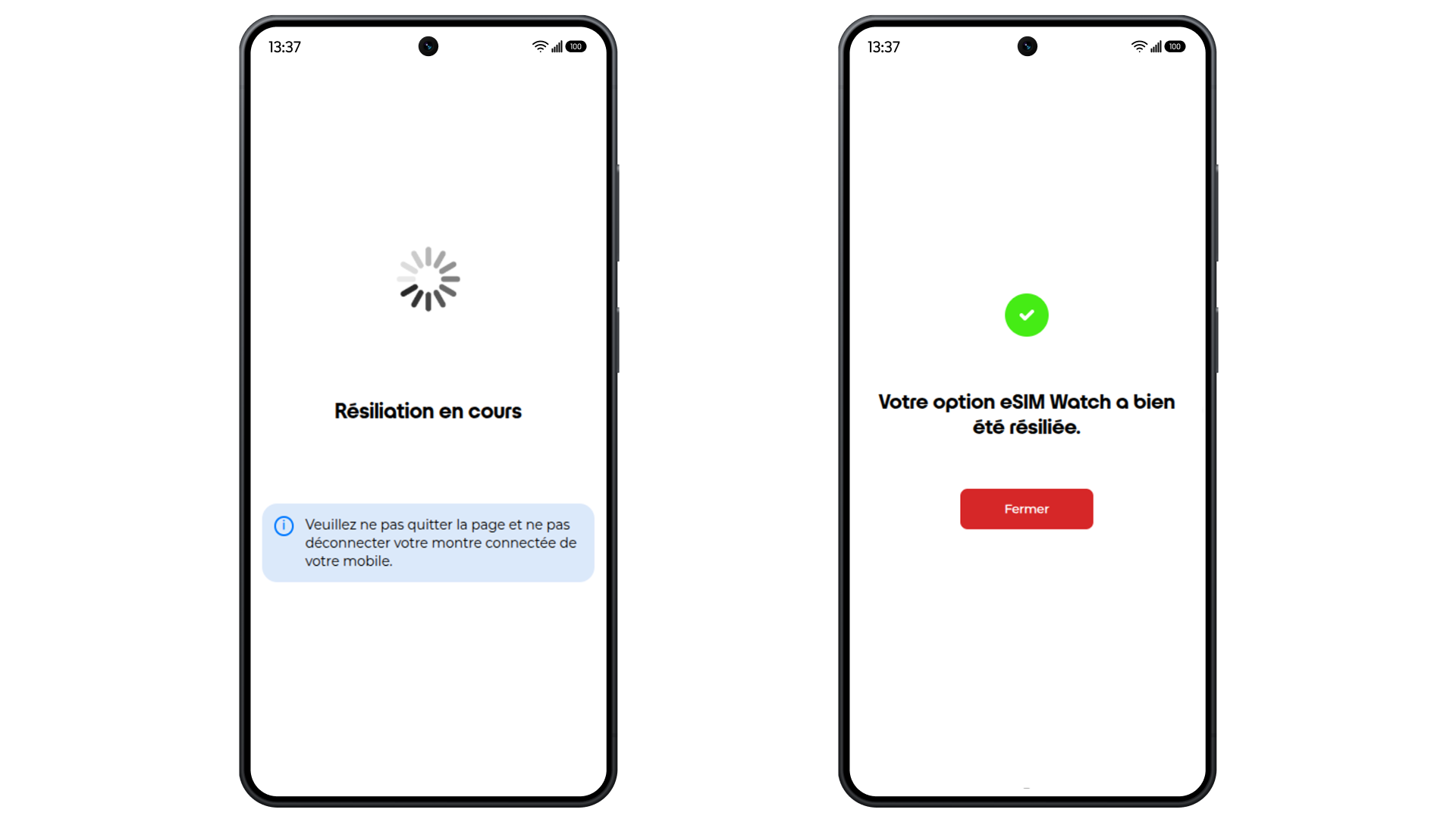 Comment résilier mon option eSIM Watch ? - null