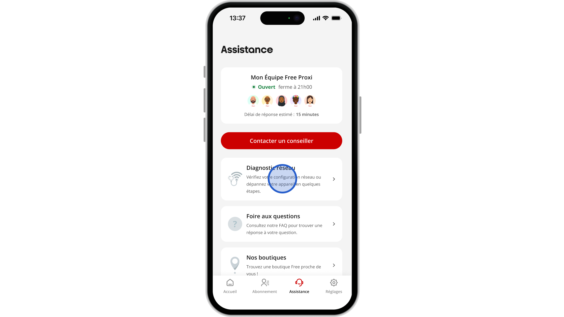 Application Free : comment diagnostiquer un appareil qui semble lent ? - null