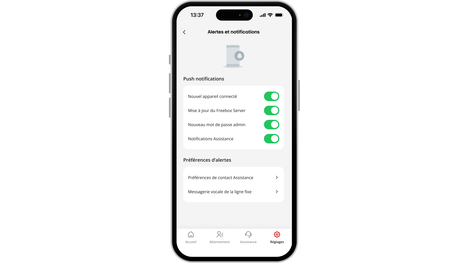 Application Free : comment être notifié des activités sur ma Freebox ? - null