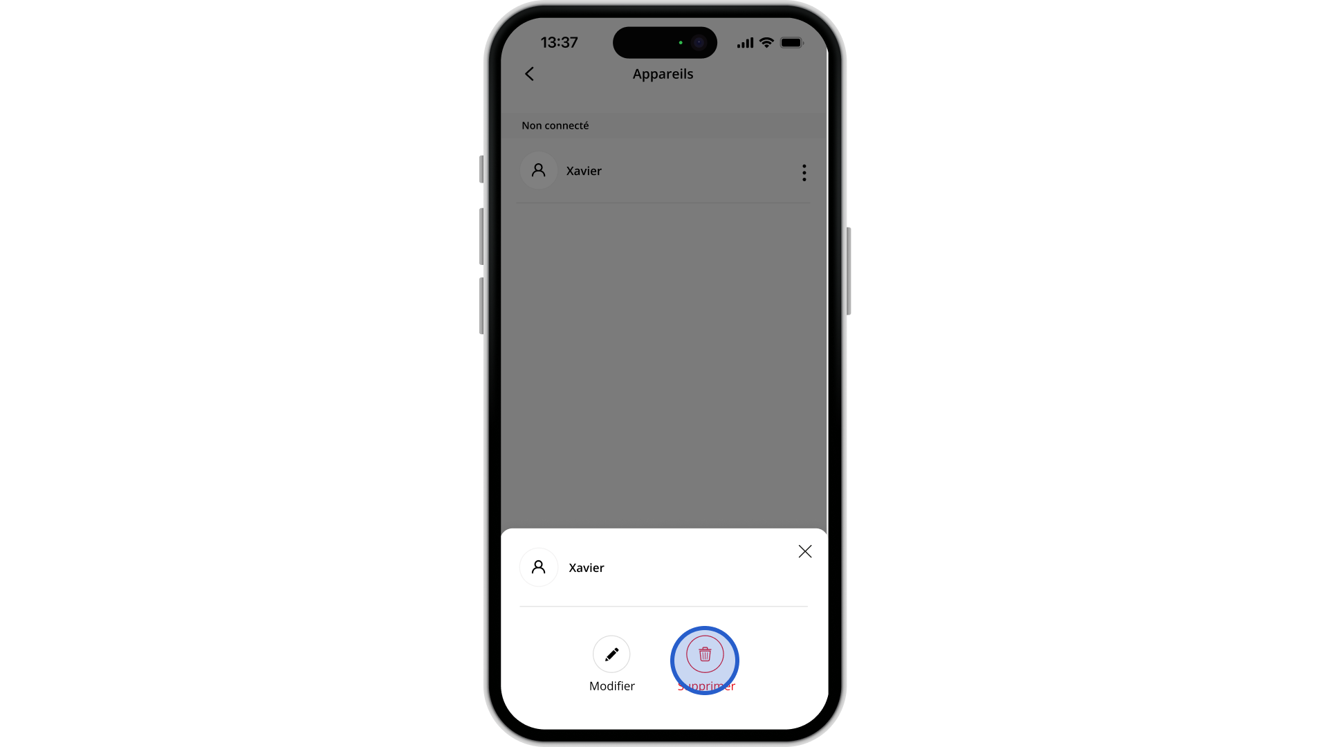 Application Free : comment supprimer un appareil connecté à mon VPN ? - null