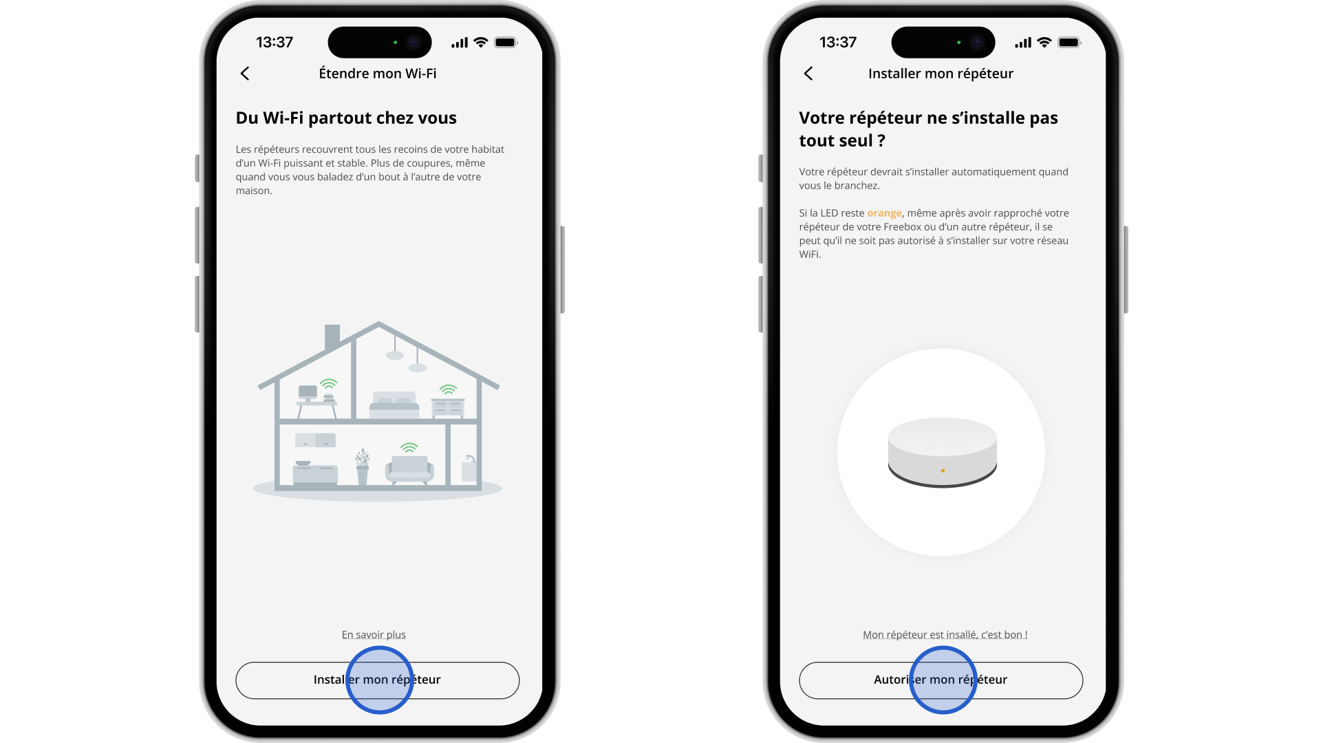 Application Free : comment réinstaller mon Répéteur Wi-Fi suite à un déménagement ? - null
