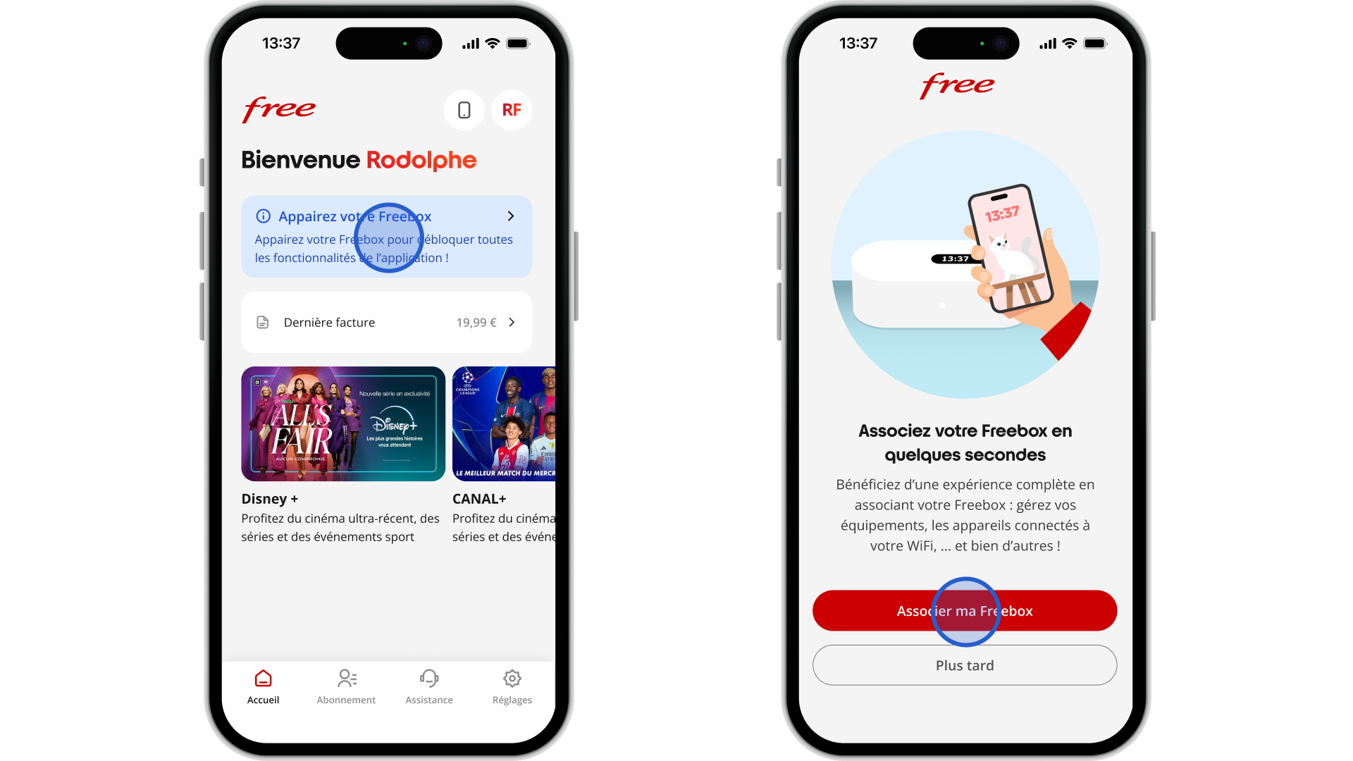 Application Free : comment associer ma Freebox ? - null