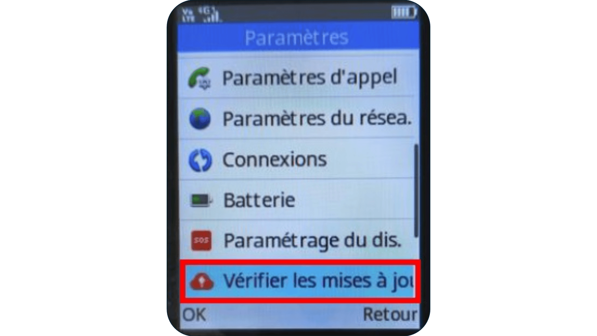 Comment installer la mise à jour de mon téléphone TCL 4043 ? - null