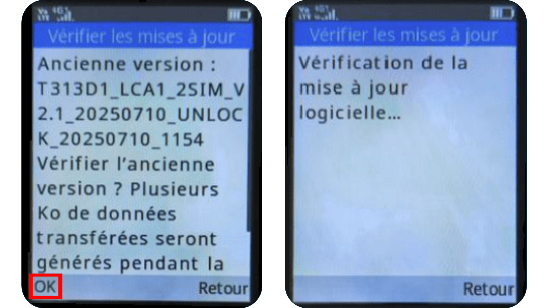 Comment installer la mise à jour de mon téléphone TCL 4043 ? - null