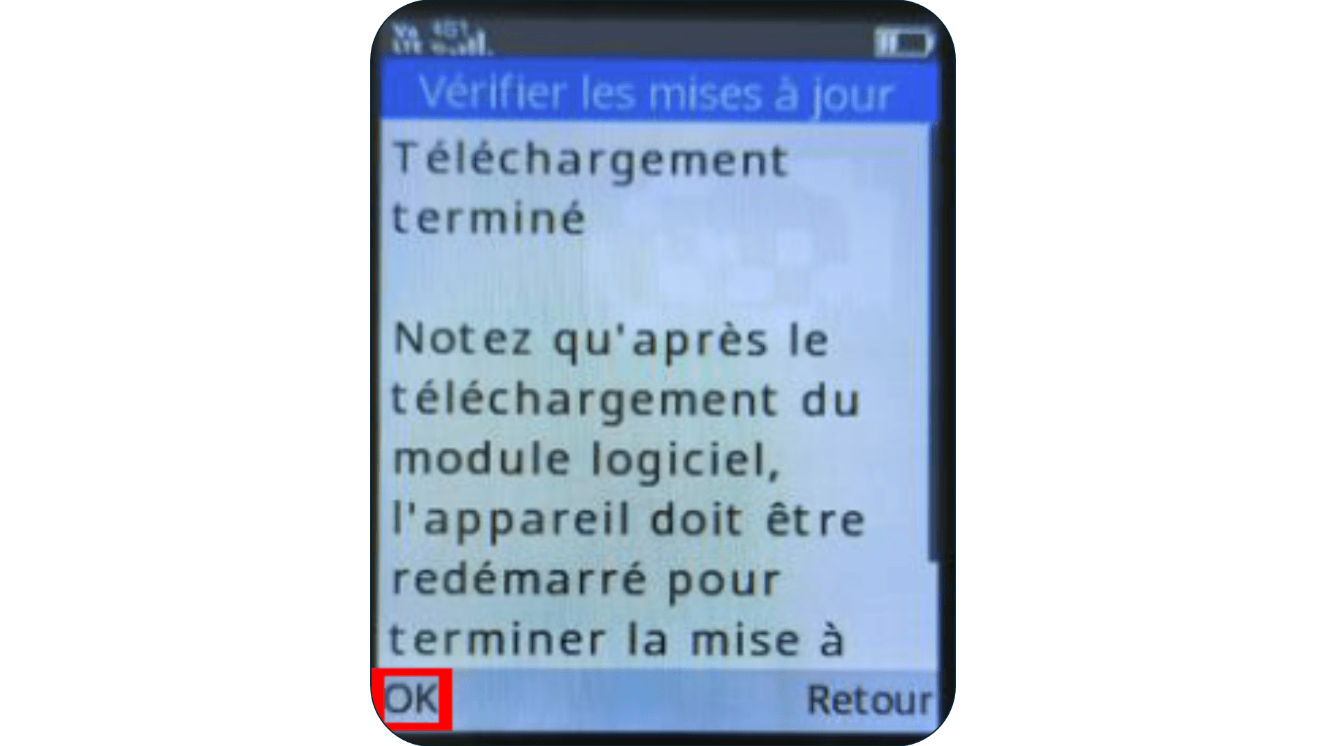 Comment installer la mise à jour de mon téléphone TCL 4043 ? - null
