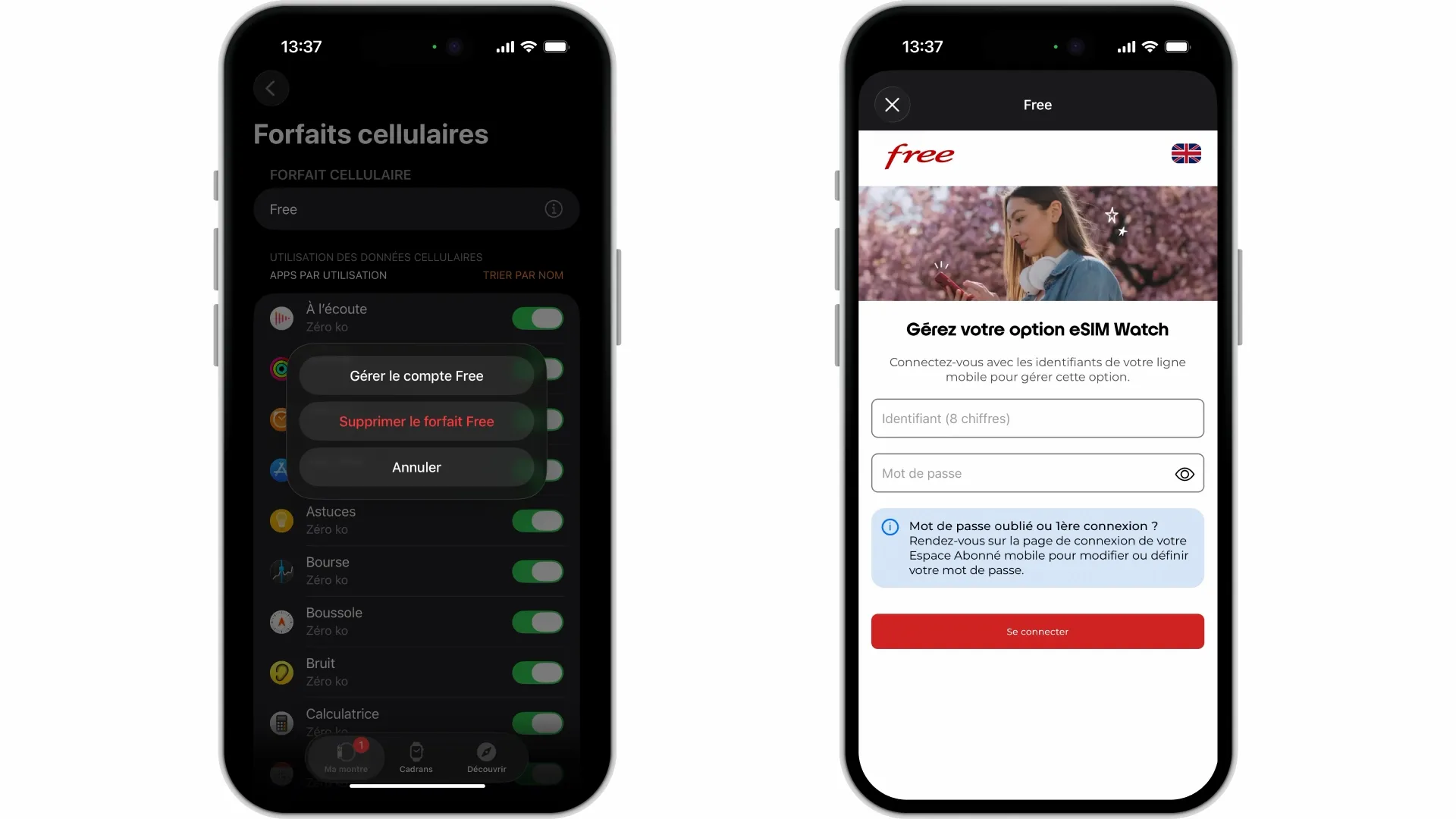 Comment résilier mon option eSIM Watch ? - null
