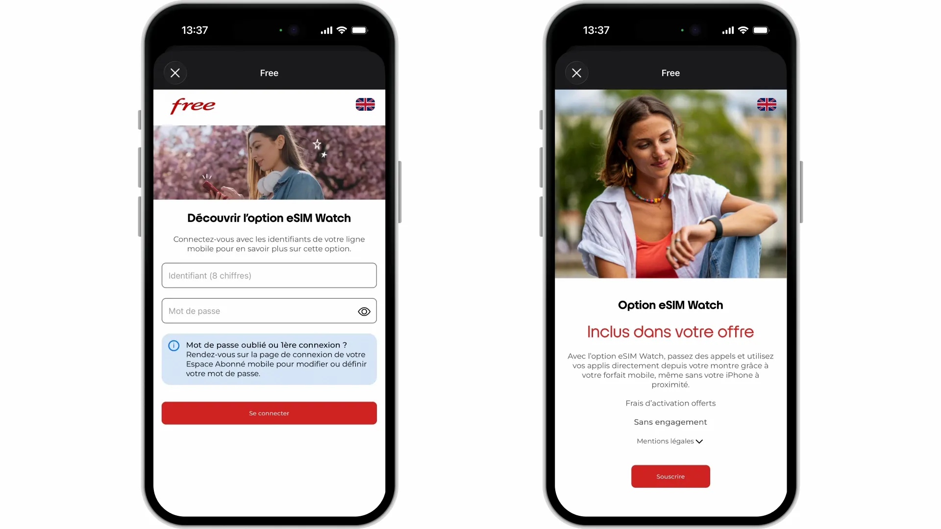 Comment souscrire à l'option eSIM Watch ? - null