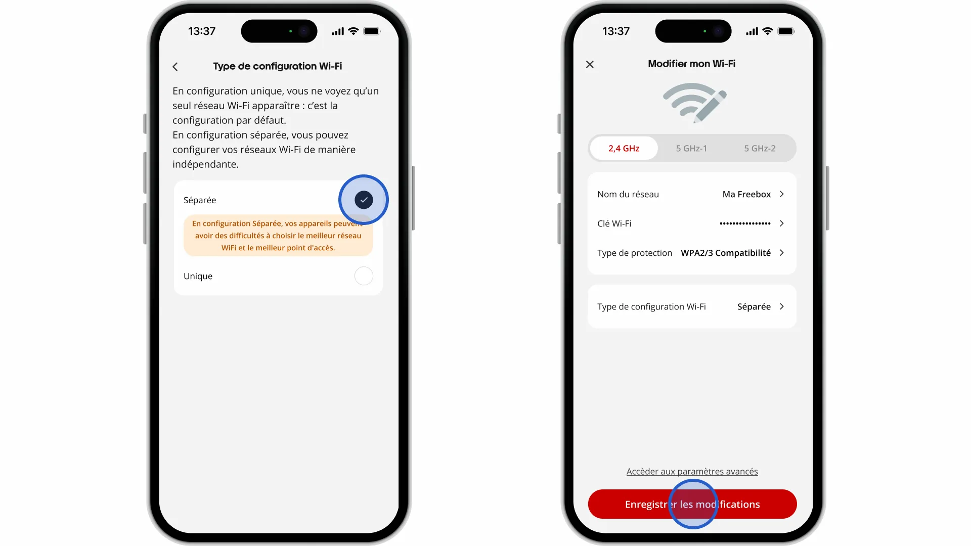 Application Free : comment séparer mon réseau Wi-Fi (configuration avancée) ? - null