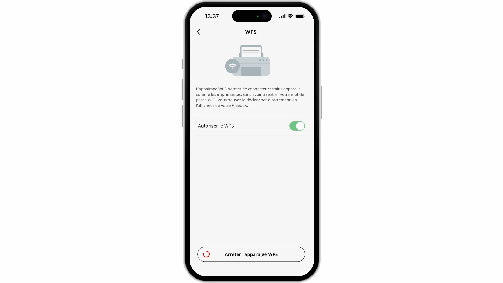 Application Free : comment me connecter au Wi-Fi via WPS ? - null