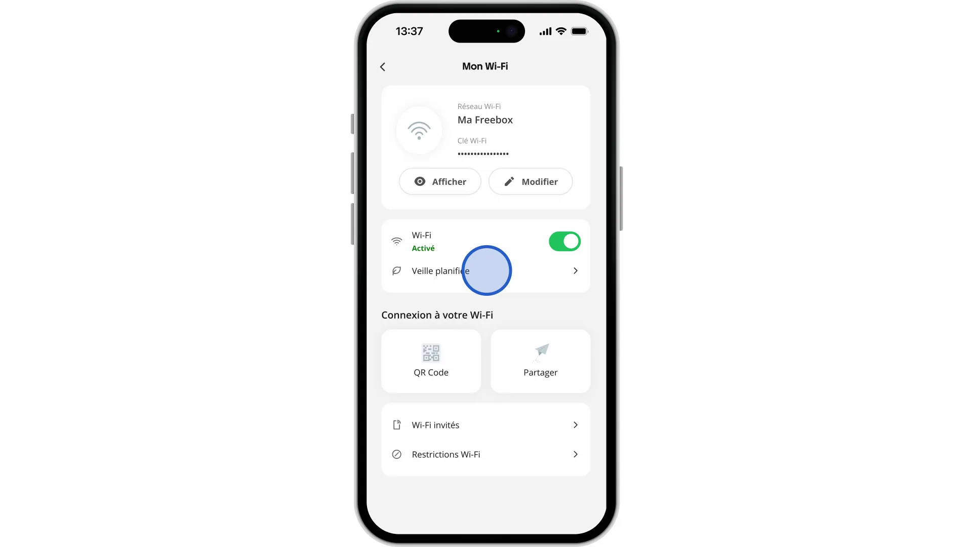Application Free : comment gérer la mise en veille de votre Wi-Fi ou de votre Freebox Ultra ? - null