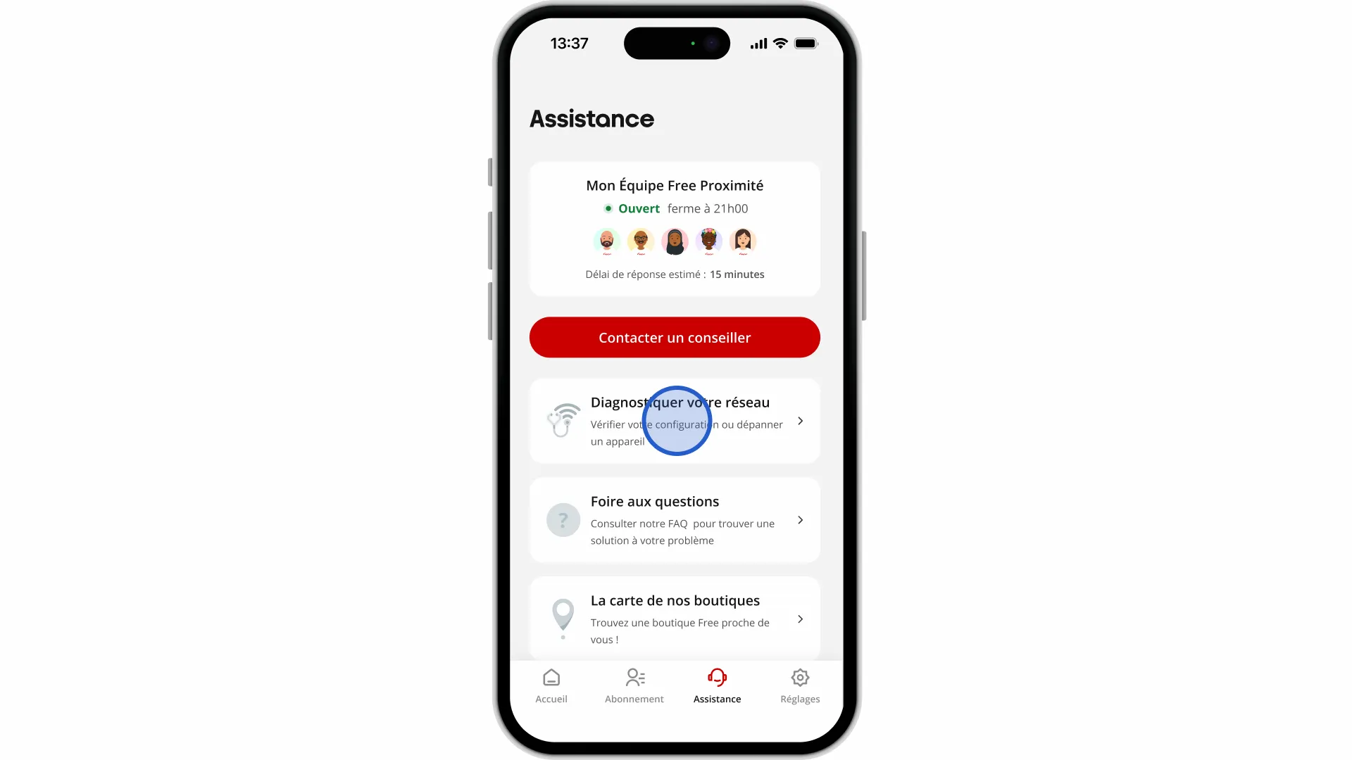 Application Free : comment diagnostiquer un appareil qui semble lent ? - null