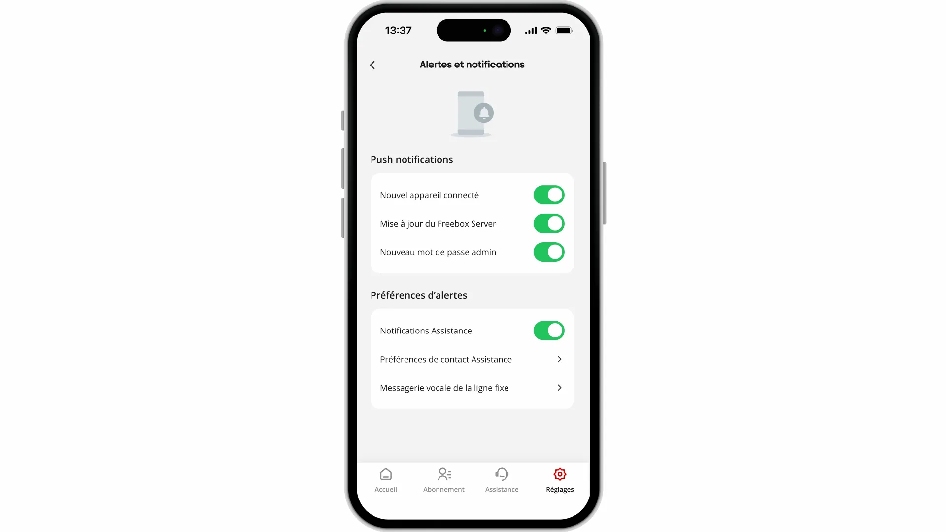 Application Free : comment être notifié des activités sur sa Freebox ? - null