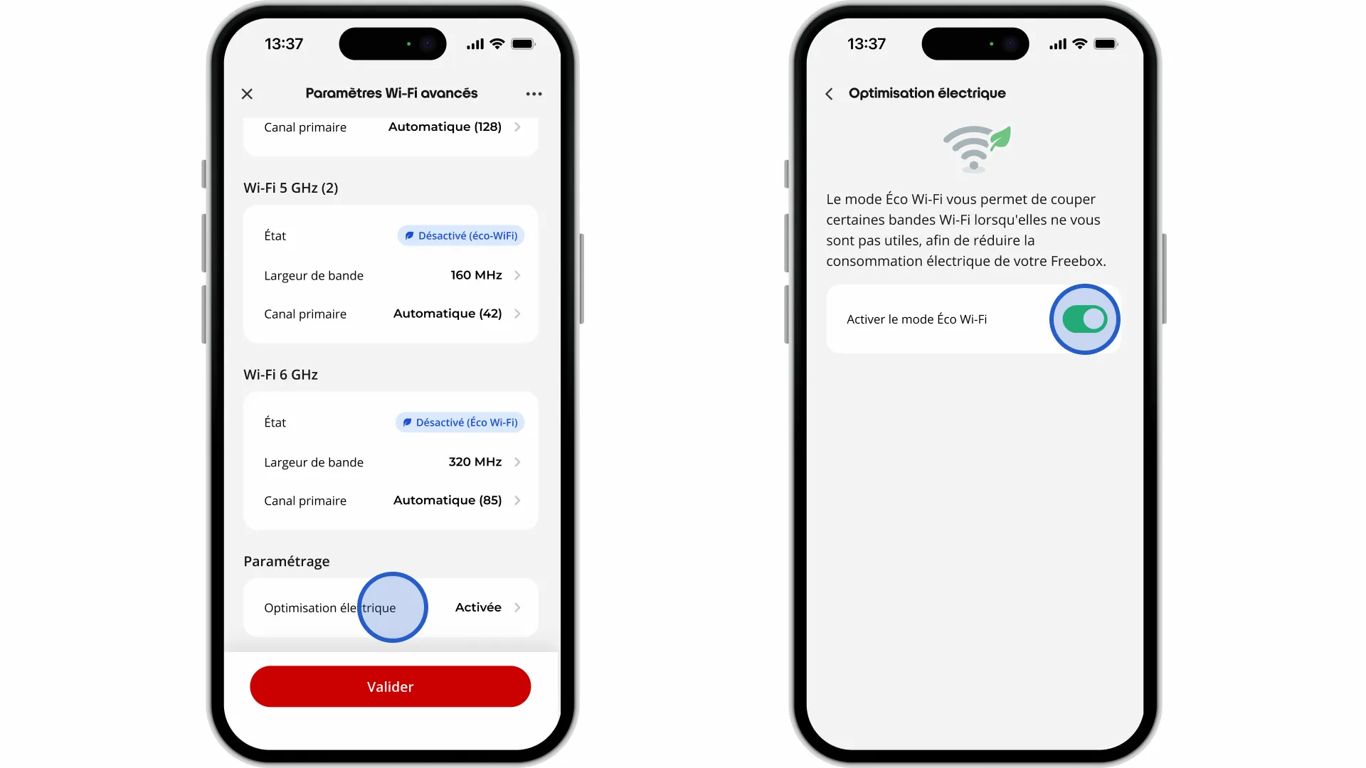 Application Free : comment gérer le mode Éco Wi-Fi ? - null