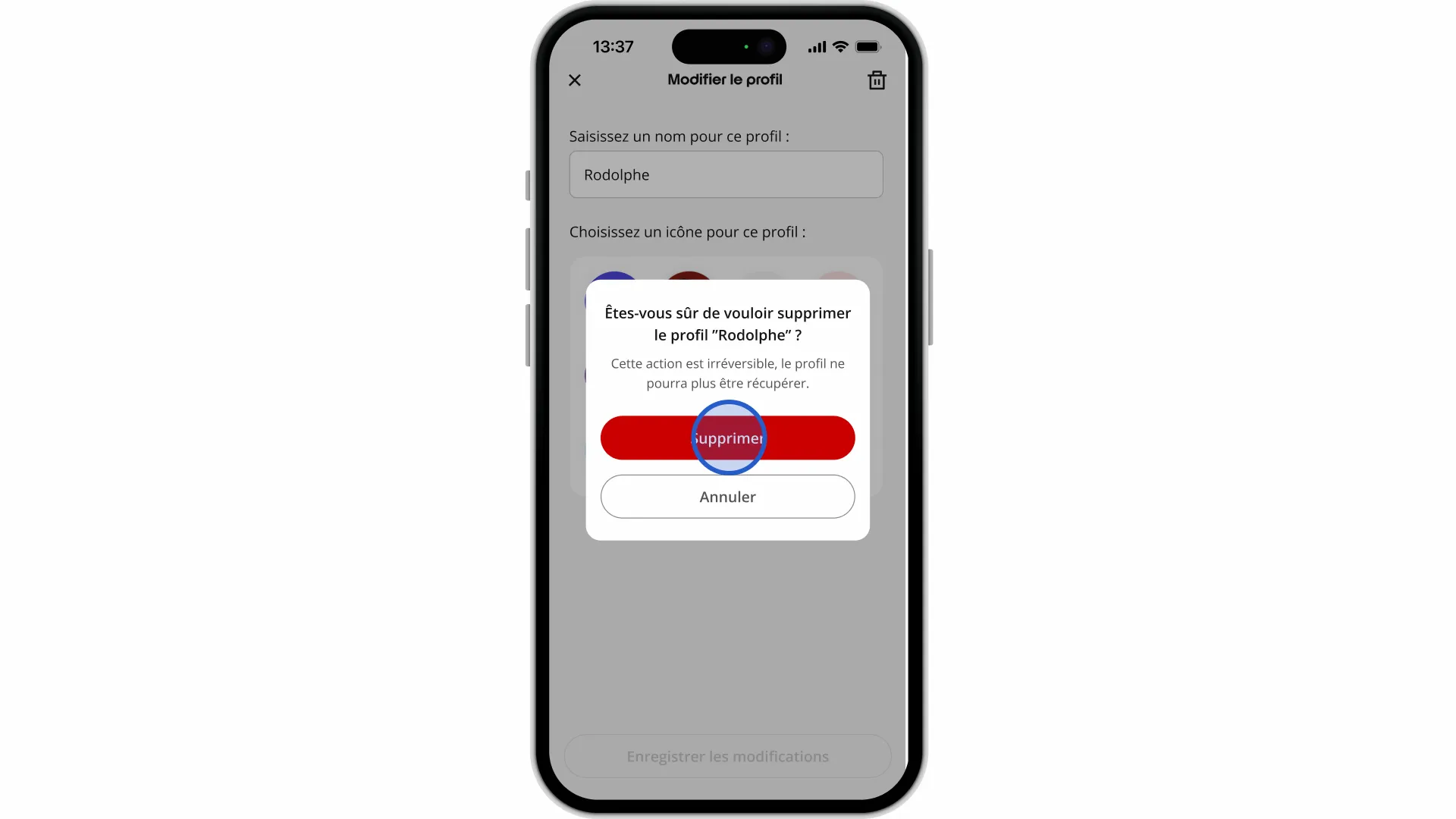 Application Free : comment supprimer un profil (contrôle parental) ? - null