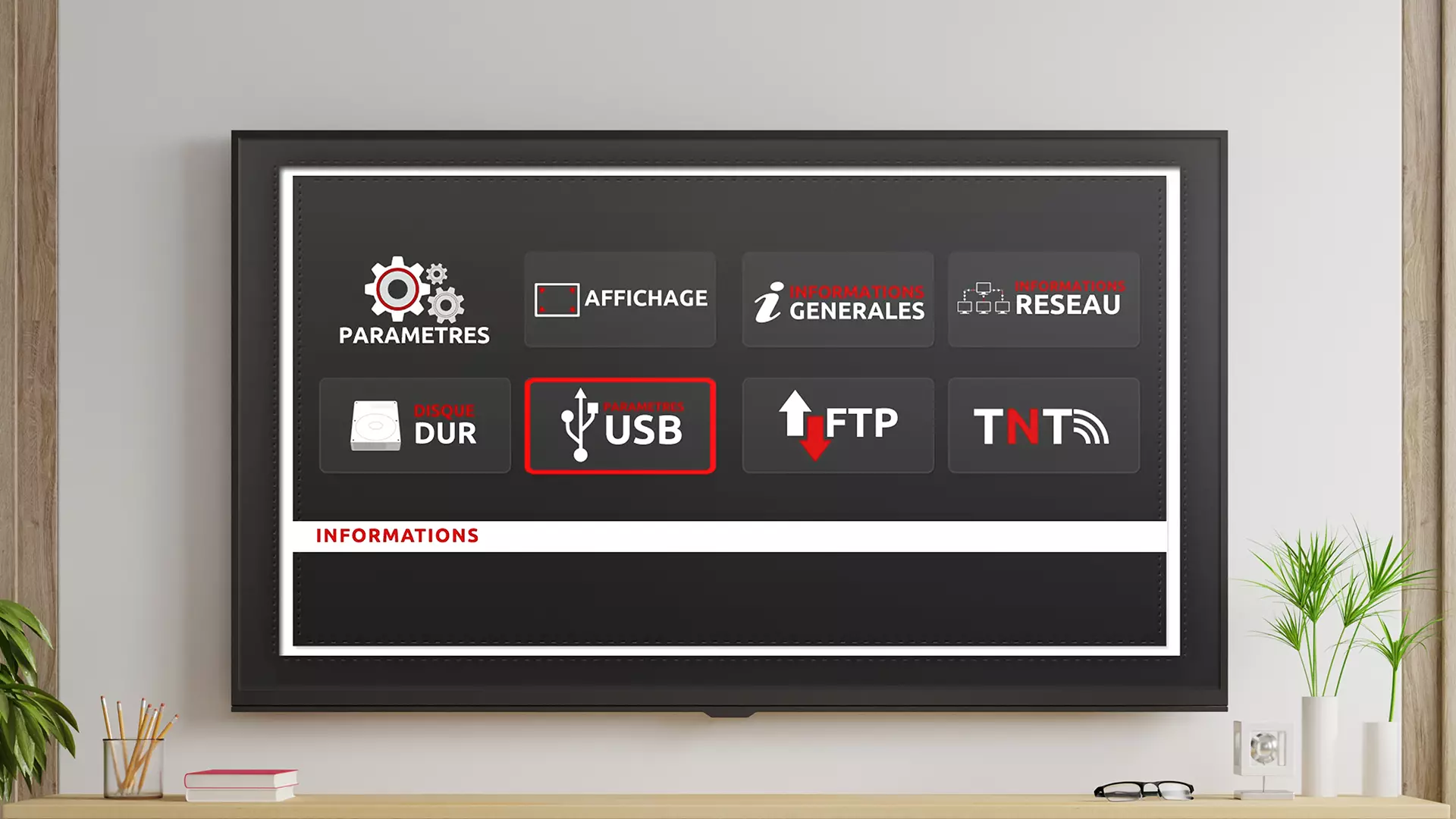 Lire le contenu d'un périphérique de stockage USB sur ma Freebox - Paramètres USB