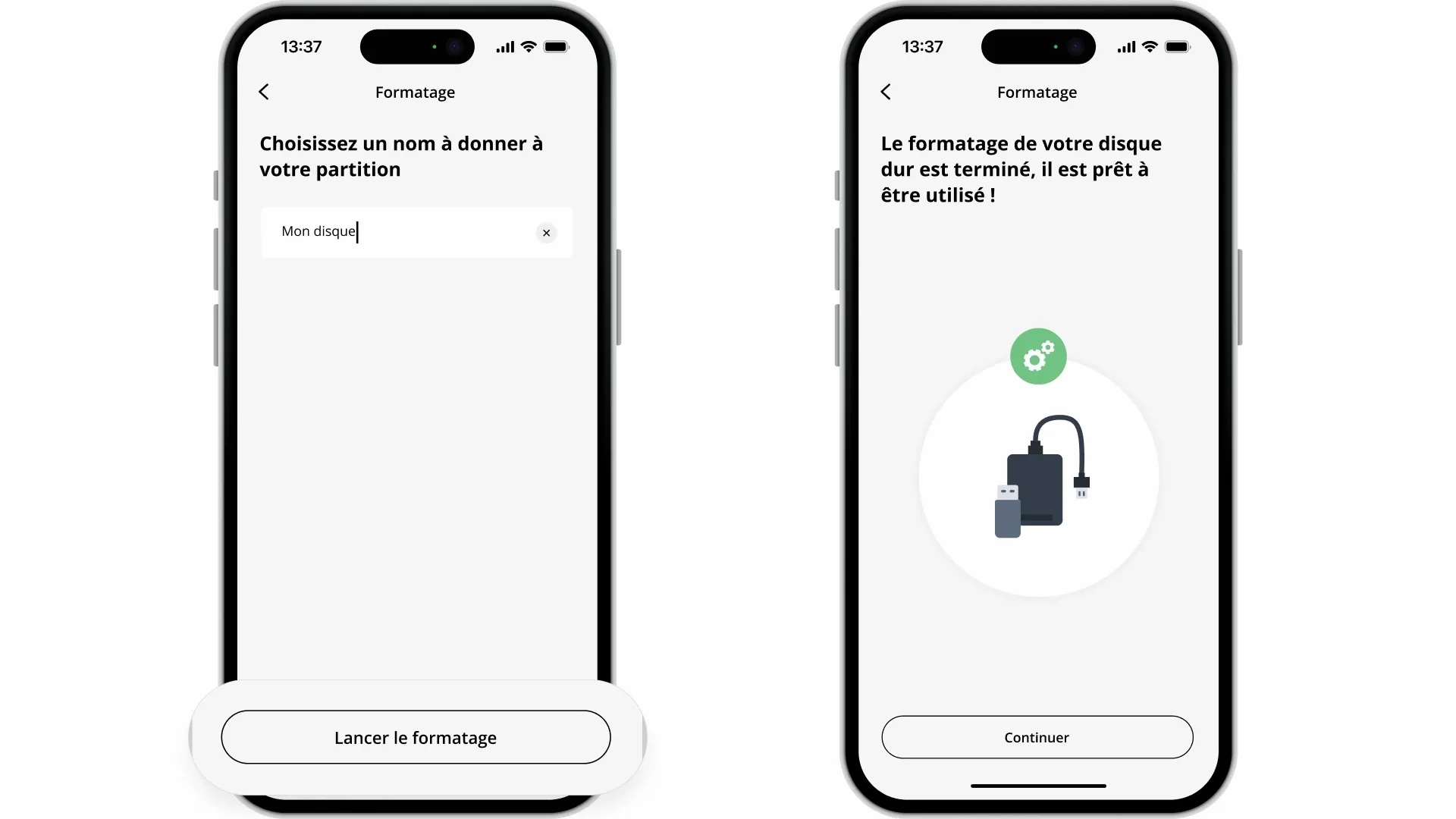 Freebox Files : comment formater mon disque dur ? - null