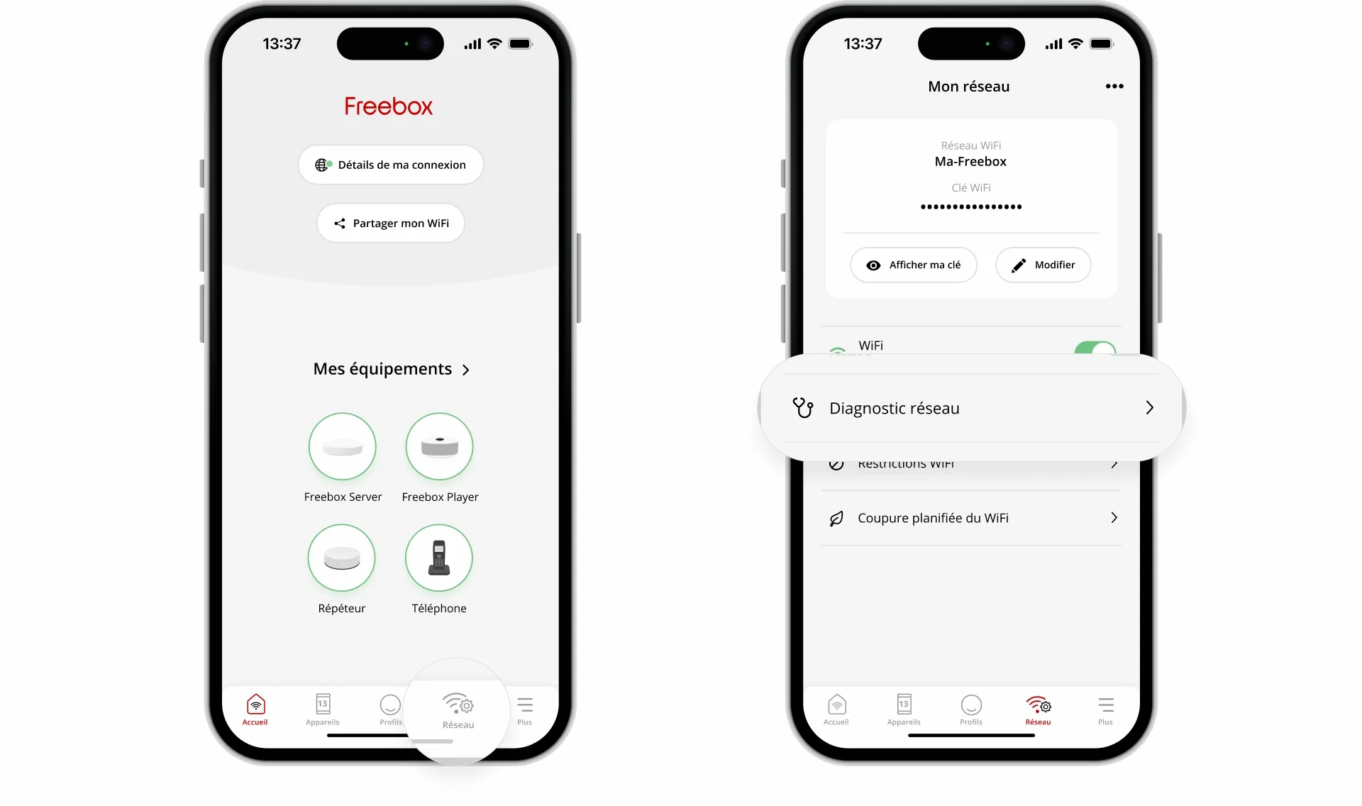 Améliorer mon Wi-Fi - Réseau et Diagnostic réseau