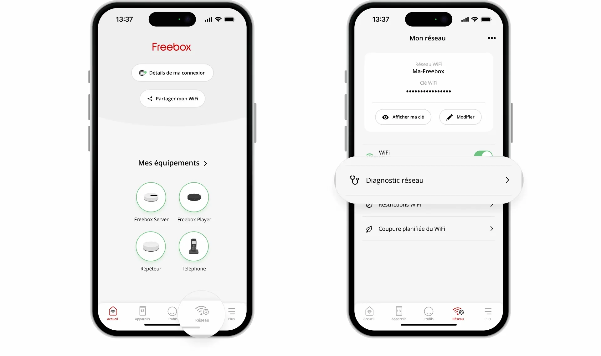 Améliorer mon Wi-Fi - Réseau et Diagnostic réseau