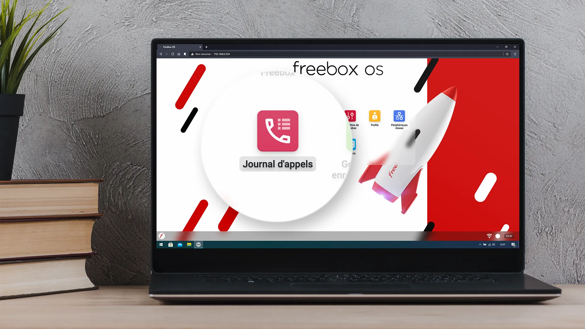 Freebox OS : consulter mon journal d'appels téléphoniques - Menu Journal d'appels
