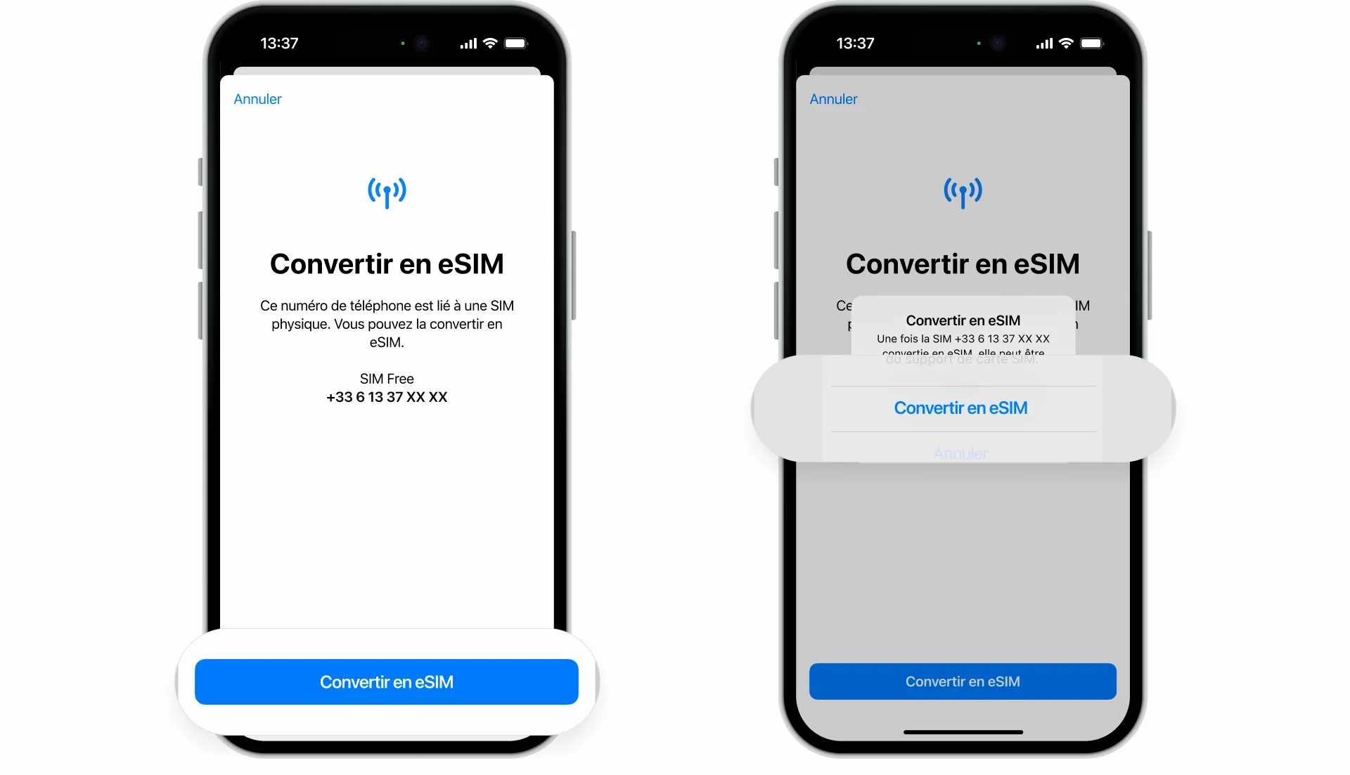 Comment convertir ma carte SIM en eSIM depuis mon iPhone ? - null